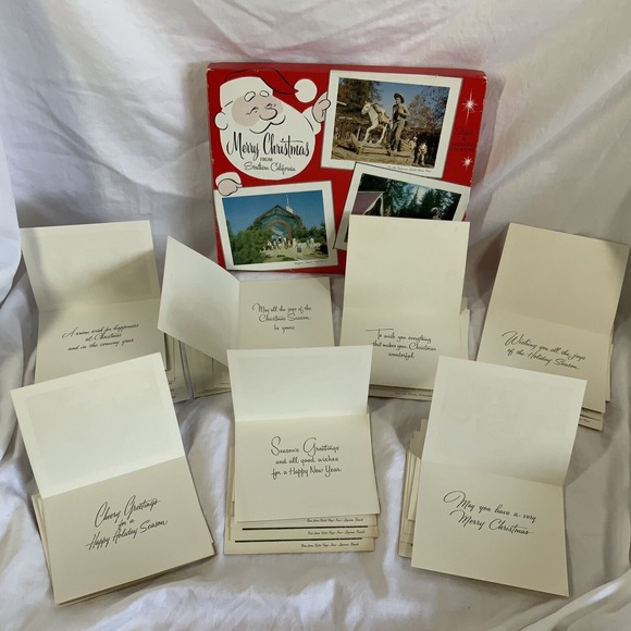 Vintage 1990 Boxed Christmas Cards From Southern California Tourist Destinations - Picture 9 of 12